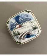 Heritage House Melodies of Christmas Vintage 1987 Small Music Box Silent... - $12.50