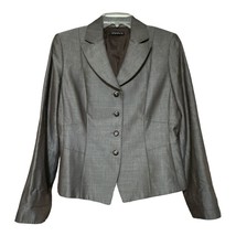 Tahari Womens Brown 4 Button Blazer/Jacket Size Large 12 No Size Tag - £11.79 GBP