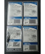 SIGMA Outlet Box Gray Three Hole 1/2 Inch All Weather Pt 14250 ⭐️Lot of 4⭐️ - $14.39