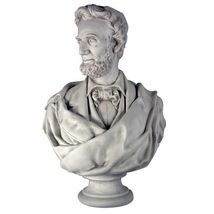 Abraham Lincoln American President bust Museum Sculpture Replica Reprodu... - $494.01