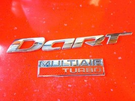 14-16 Dodge Dart  MULTIAIR TURBO CHROME EMBLEM BADGE FOR TRUNK LID OEM  ... - £17.68 GBP