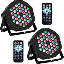 Dj Lights, Hakuta 36 Led Stage Lights Rgb Dj Led Par Lights Sound, 2 Packs. - £41.84 GBP