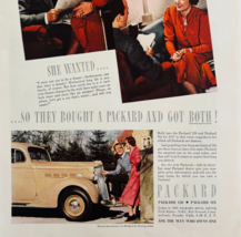 1937 Packard 120 And Six Advertisement Automobilia He Wanted She Wanted ... - $10.75