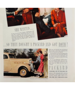 1937 Packard 120 And Six Advertisement Automobilia He Wanted She Wanted ... - €9,16 EUR