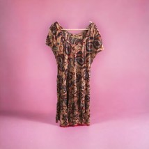 NWT Soft Surroundings Kara Maxi Dress Framboise Paisley Size 3X Pink Blue - $71.78