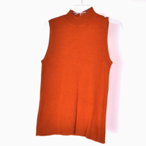 Crystal Kobe Women s Ribbed Mock Turtle Neck Top Size Large  - $16.93