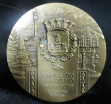 Angra Do Heroismo Portuguese Medal/Token/Coin - £12.11 GBP