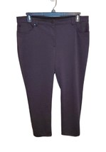 Chico&#39;s 2.5(14) Short So Slimming By Chico&#39;s Pants Gray Straight Leg Pon... - $28.95