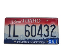 &#39;01 Scenic Idaho License Plate Latah County Famous Potatoes 1L60432Man C... - $20.00