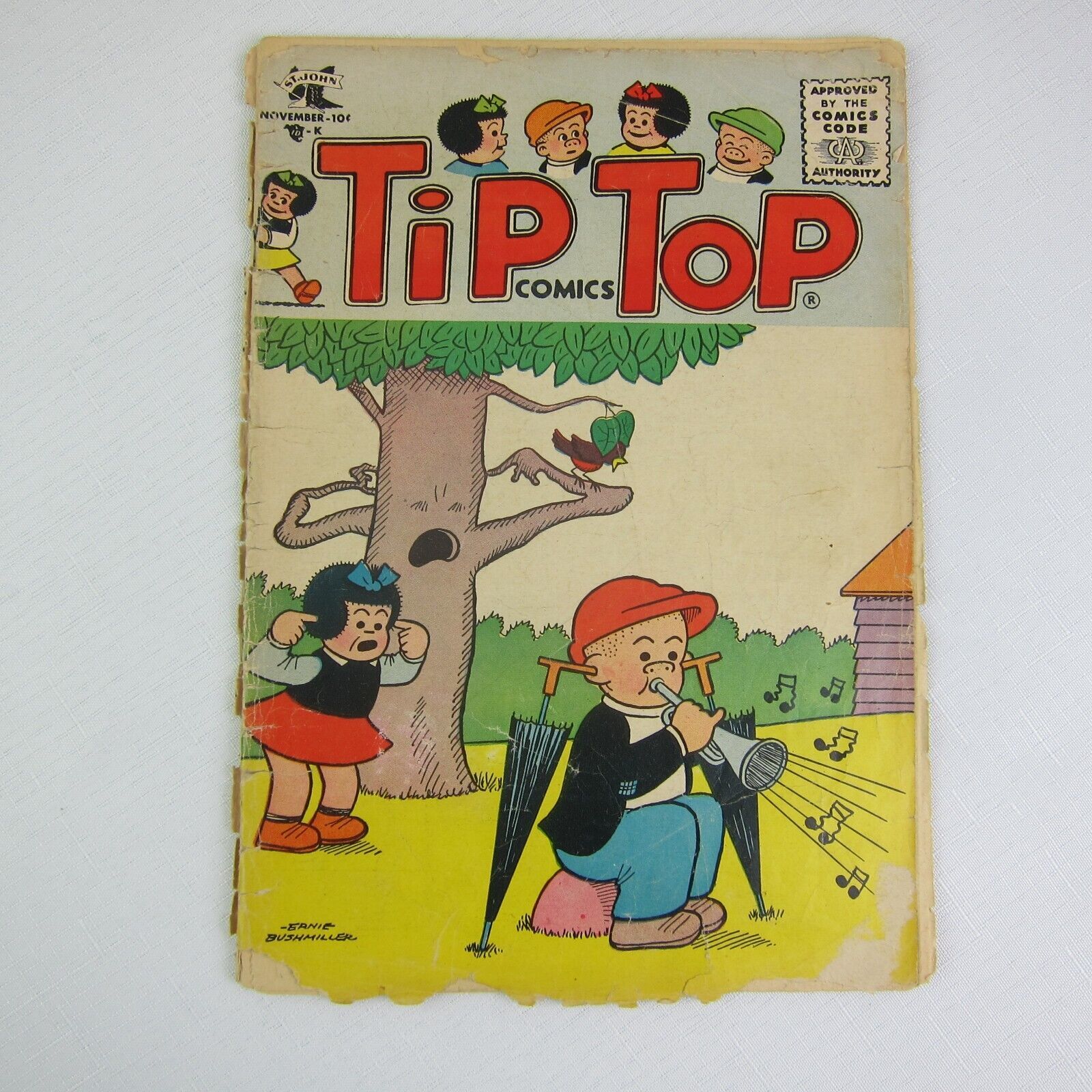 Primary image for Tip Top Comics  #204 Comic Book Peanuts Pages Vintage 1956