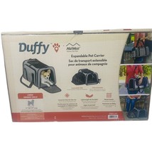 Midwest Duffy Expandable Pet Carrier Large Gray 19.2xx12.1x12.2&quot; New - £55.37 GBP
