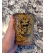 unique hand thrown pottery coffe cup/mug gargoyle - €11,78 EUR