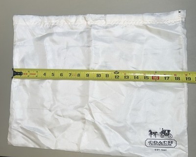 Coach Dust bag Off White Color With Coach Logo Item image 4