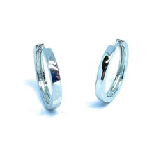 ADIRFINE 925 Sterling Silver Round High Polish Huggie Hoop Earrings - £31.59 GBP