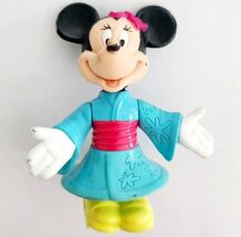1990s Disney Minnie Mouse Figurine PVC Plastic Toy Epcot Center Vintage E94 - $363.77 MXN