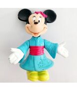 1990s Disney Minnie Mouse Figurine PVC Plastic Toy Epcot Center Vintage E94 - $363.77 MXN