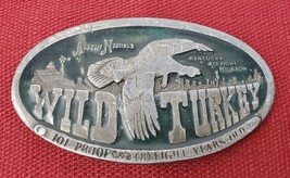 Vintage 1970s Wild Turkey Bourbon Belt Buckle Austin Nichols 1974 Bergam... - $19.37