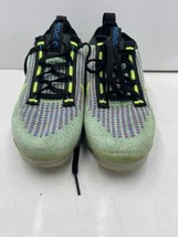 Size 7.5 - Nike Air VaporMax Flyknit Next Nature Volt Photo Blue Shoes Sneakers - £66.55 GBP