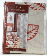 1 count Popular Bath Fiji Rust 72&quot; W  X 72&quot; L 100% Polyester Shower Curtain - $41.01 CAD
