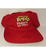 Kellogg’s FRUIT LOOPS marshmellow blasted Cereal Rare Red Hat Cap Adjust... - $19.34