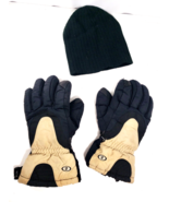 ZERO LEATHER NYLON SKI GLOVES Ladies Large Featherlite Hydoguard Waterpr... - $6.86 CAD