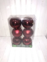 Christmas Ornaments Balls Red Christmas Tree Shatterproof - £8.40 GBP
