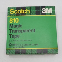Scotch Magic Tape 810 Nuevo 1.3cm X 65.8m 1 Rollo 3M - £23.29 GBP