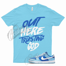 TG Shirt for N Dunk Low Argon Blue Flash Marina Dutch UNC University 1 9... - $23.08+