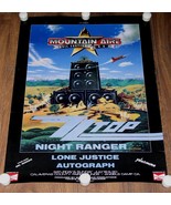 ZZ TOP NIGHT RANGER MOUNTAIN AIRE FESTIVAL POSTER VINTAGE 1986 LONE JUSTICE - $685.74 CAD