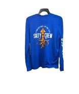 New Mens Salty Crew Find Refuge in the Sea Long Sleeve Sunshirt  Blue  XL - $27.23