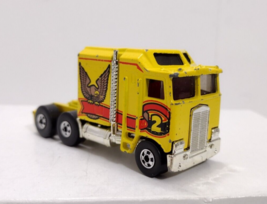 Hot Wheels THUNDER ROLLER Vintage 1982 Blackwall Diecast Semi Truck Toy 1/64 - £7.97 GBP