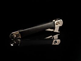 Donatus Black Smooth Leather  V-Cut cigar cutter and box opener NIB image 12