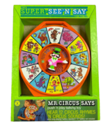 Super See &#39;n Say Matter Mr. Circus Says with box 1968 Non working Rare - £69.59 GBP