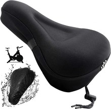 Bike Seat Cushion Cover For Peloton, Soft Gel Padded Bicycle Seat Cover For - £30.67 GBP