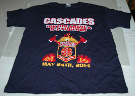Cascades 10K Fire Chase 911 Fun Run Sterling Virginia Tee Shirt May 24th... - $19.99