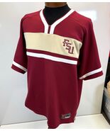 Florida State Seminoles Jersey Mens XL Maroon Red Blank Nike Team FSU - $642.04 MXN