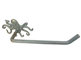 [Pack Of 2] Antique Bronze Cast Iron Octopus Toilet Paper Holder 11&quot; - £46.78 GBP