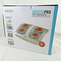 Pro Foot Massager with Heat Homedics Shiatsu FMS 250HB NIB - £22.27 GBP