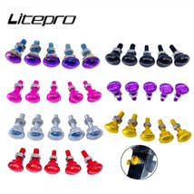 Litepro For Birdy 2 3 Bicycle Front Wheel Fixing Screw Aluminum Alloy  F... - £12.55 GBP+