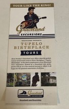 Tupelo Birthplace Tours Brochure Elvis Presley BRO14 - £4.69 GBP