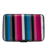 Aluminum Card Wallet for Men and Women -Striped - £3.98 GBP