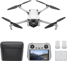 DJI Mini 3 Fly More Combo (DJI RC) Camera Drone 4k HDR 38-min Flight Time - £936.03 GBP