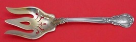 Chantilly by Gorham Sterling Silver Salad Serving Fork Gold Washed Pcd 8... - $127.71