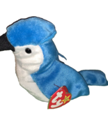 Ty Rocket The Blue Jay Beanie Baby Plush Toy - $9.38 CAD