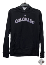 Majestic Athletic YOUTH Colorado Rockies Pullover Hoodie, Black - Large - $21.77