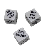 Party Icebreaker Dice Game Role Play Action Do As Says Fart Zombie Pigs ... - $13.56 CAD