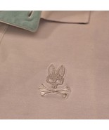 Psycho Bunny Mens Pima Cotton Polo Shirt Size S White &amp; Turquoise Short ... - $621.38 MXN
