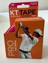 KT Tape Kinesiology Therapeutic Tape Pro Precut Strips Hero Pink 20 EA - $10.84