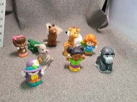 Fisher Price Little People Figures Zoo Lot Of 10 assortment as shown - $8.08
