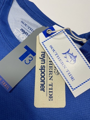 Southern Tide Men’s S/S Reyn Spooner Performance T-Shirt. Blue.Sz.L.MSRP$48.00 Item image 8